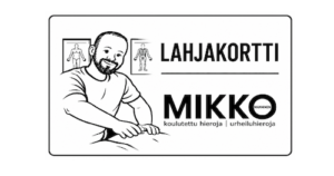 Lahjakortti koulutetulle hierojalle / urheiluhierojalle Mikko Manninen Helsinki Kamppi